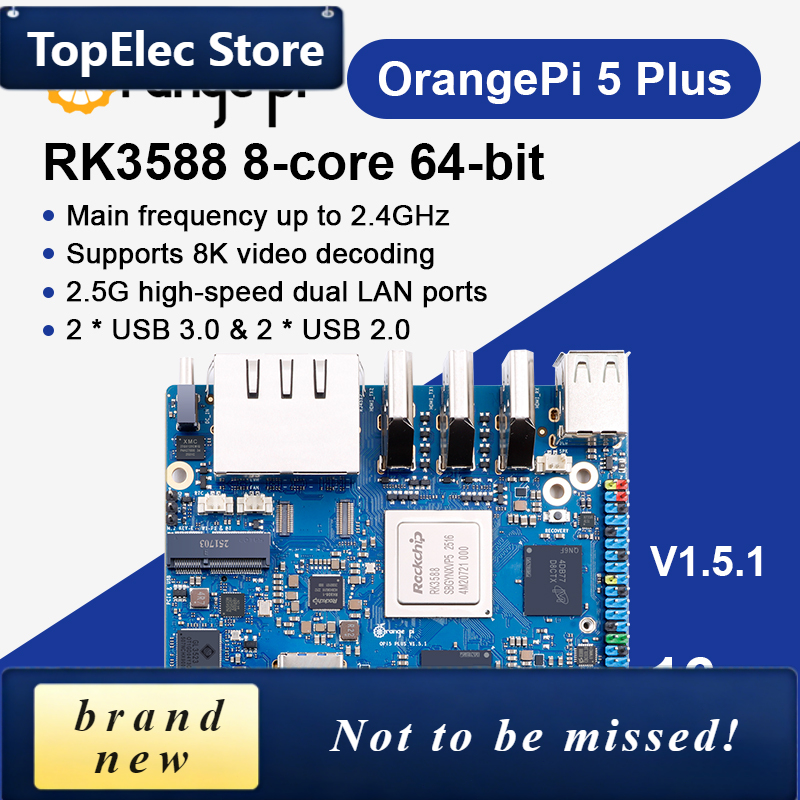 أورانج باي 5 بلس من توب إلك، ذ - مراجعة Orange Pi 5 Plus 16Gb وسعره