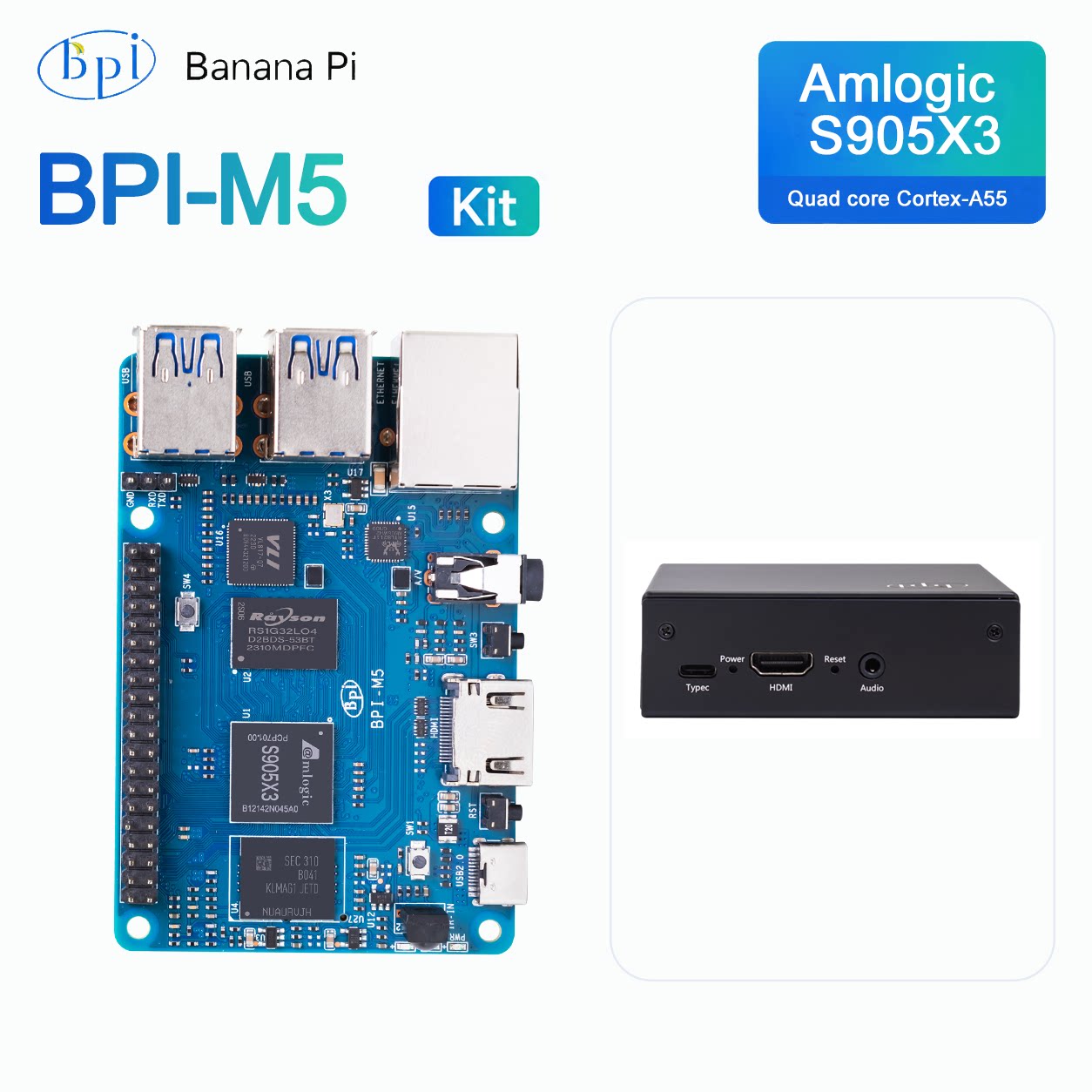 لوحة تطوير Banana Pi BPI-M5 ال - مراجعة Banana Pi Bpi-M5 وسعره