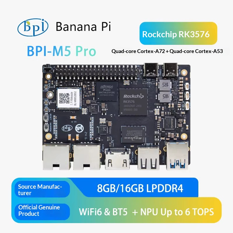 جهاز Banana Pi BPI-M5 Pro Rock - مراجعة Banana Pi Bpi-M5 وسعره