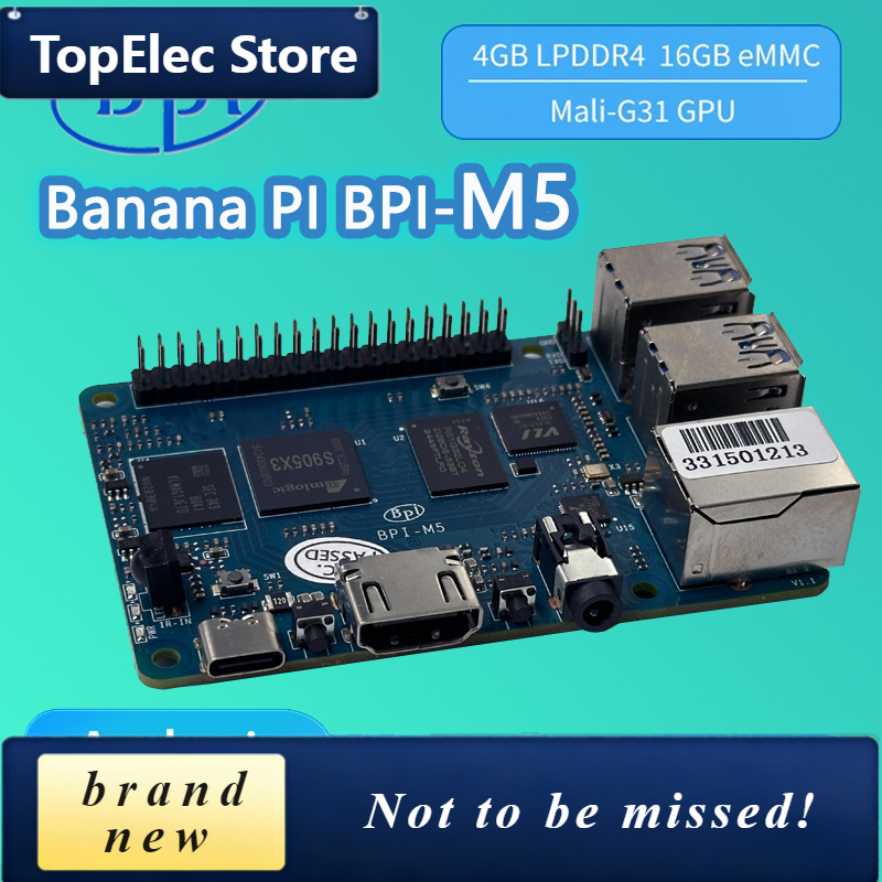 لوحة تطوير TopElec Banana PI B - مراجعة Banana Pi Bpi-M5 وسعره