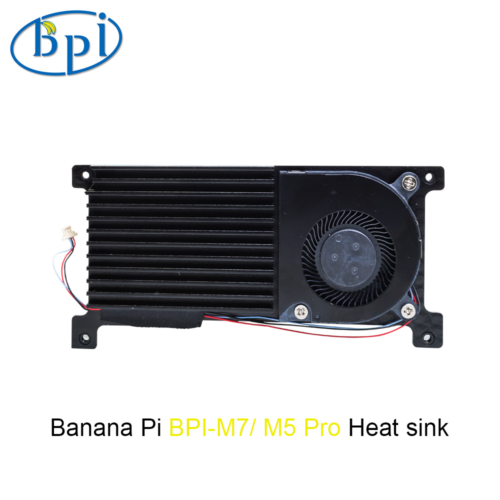 ملحقات مروحة التبريد ومشتت الح - مراجعة Banana Pi Bpi-M5 وسعره
